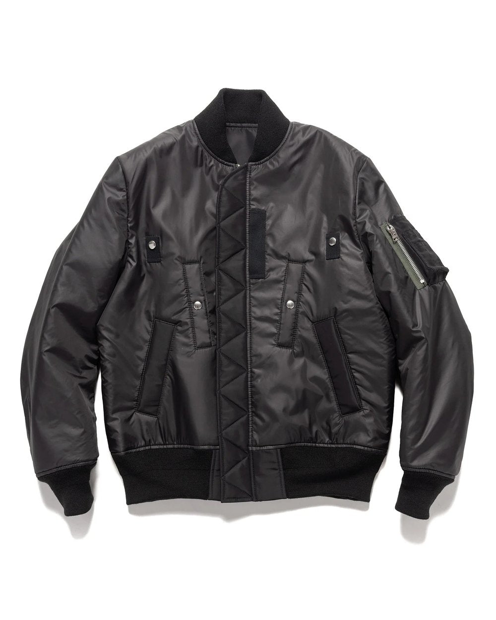 Dynamic Urbanity Custom Crafted Nylon Twill Blouson