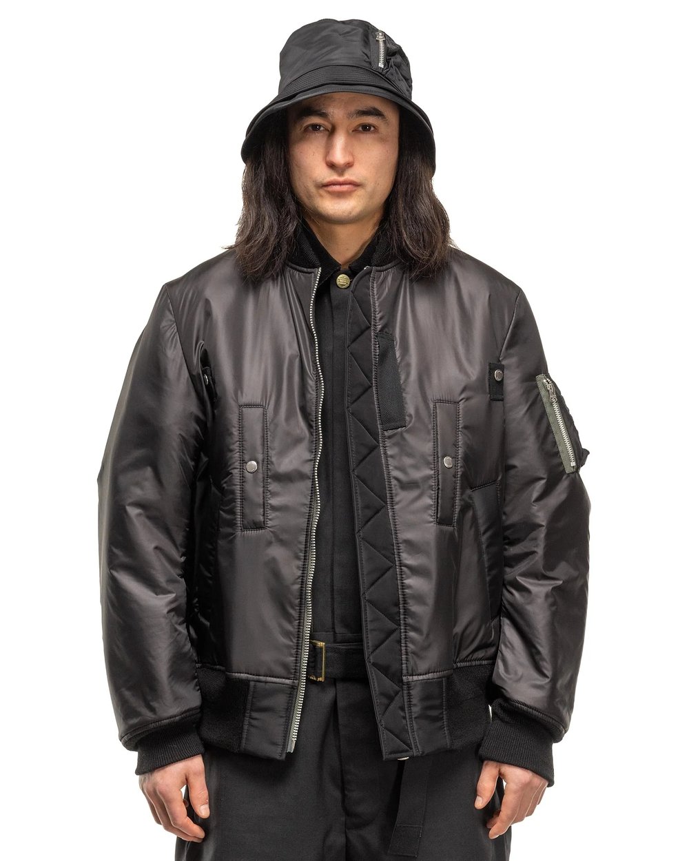Dynamic Urbanity Custom Crafted Nylon Twill Blouson