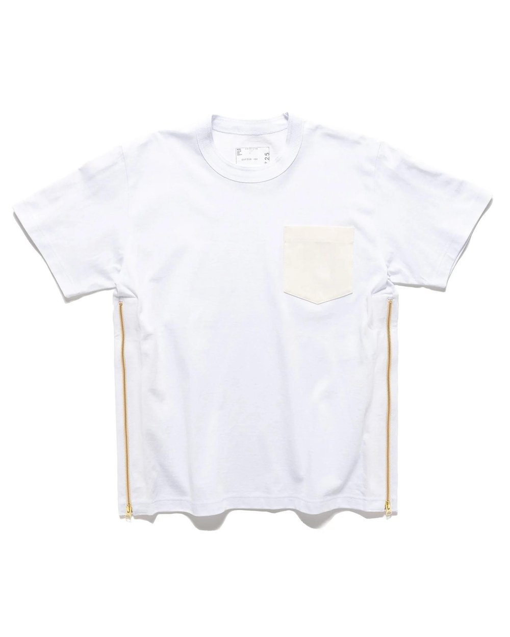 Zippered Hem Pocket Tee - Sleek Urban Wear