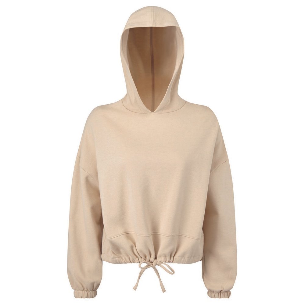 Jersey con capucha y dobladillo con cordón ecológico 