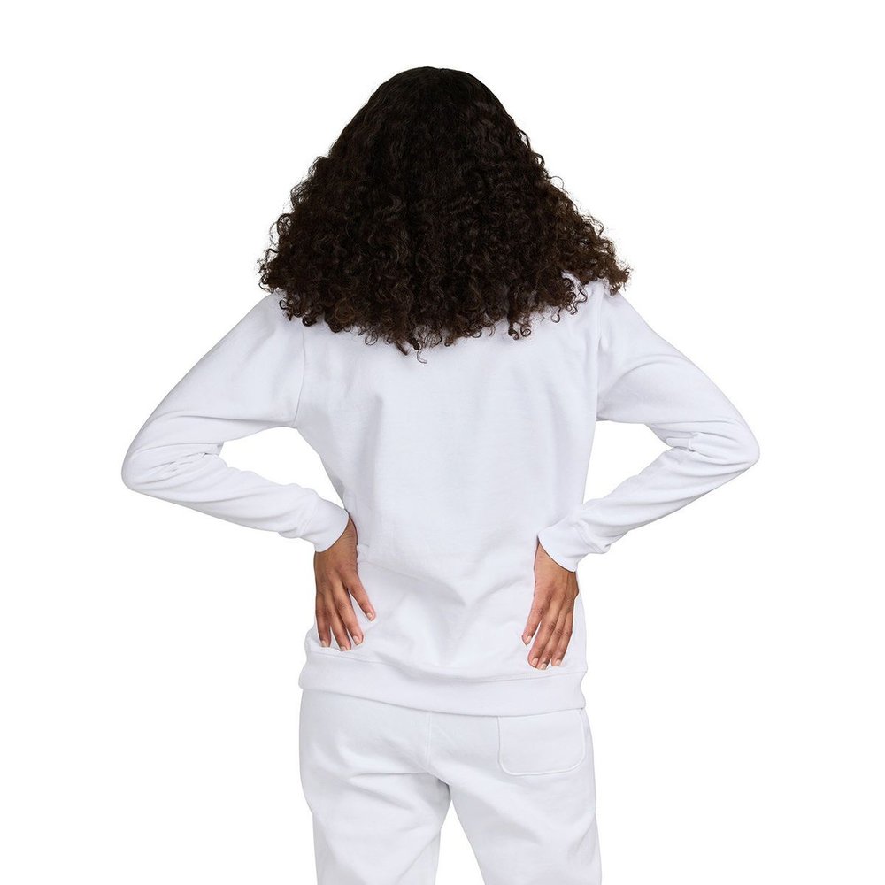 Sweat-shirt classique à col rond en coton biologique 